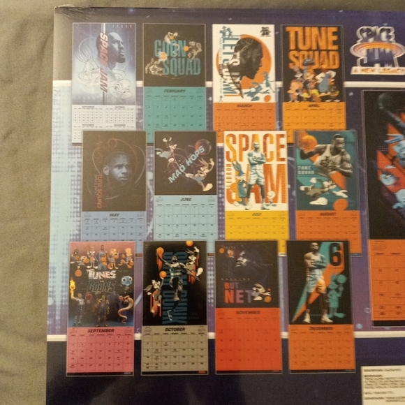 π PRICE REDUCED π 16-Month 2022 Wall Calendar π
(Space Jam) - Picture 3 of 6
